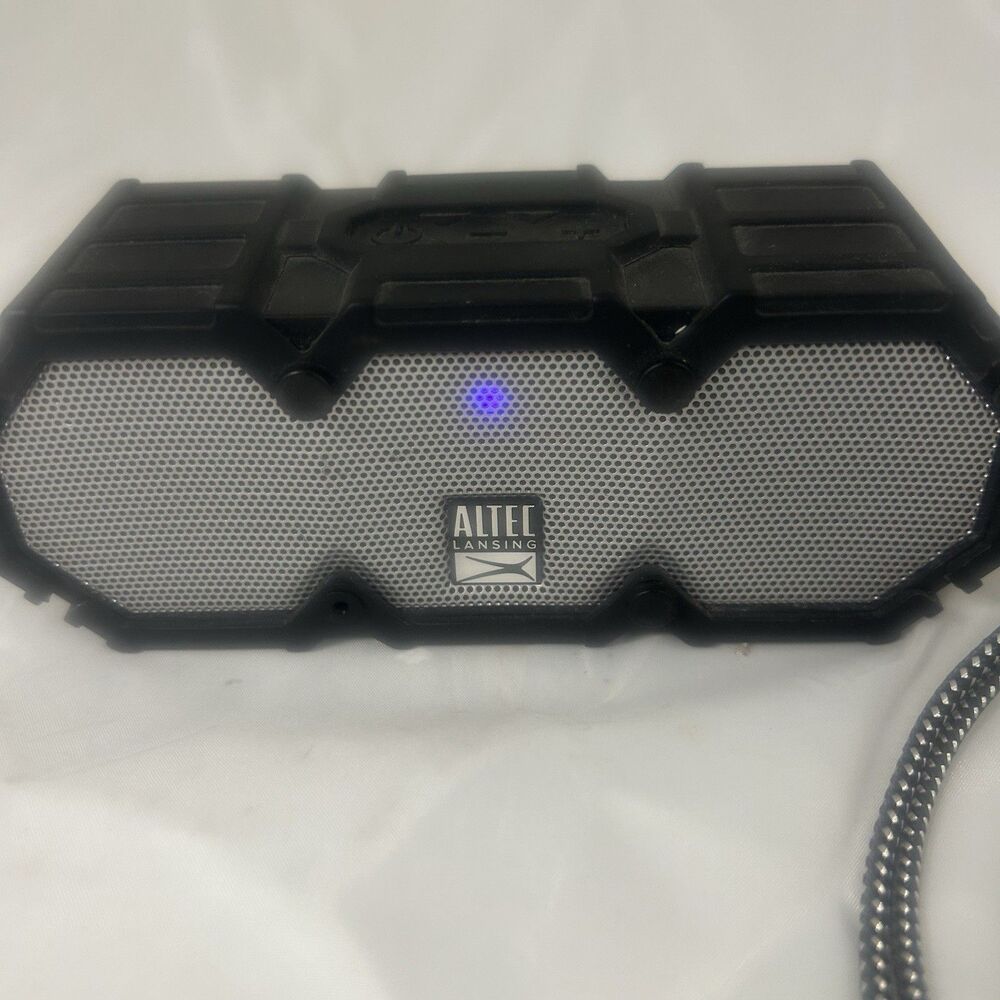 Altec Lansing IMW478 BLK Bluetooth Speaker Waterproof Portable Speaker WORKS